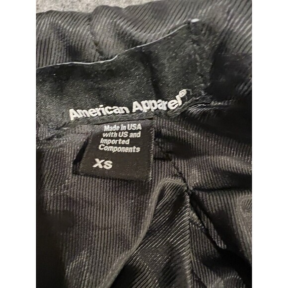 American Apparel Wool Audrey 4 Button Grey Pea Coat Size XS - Picture 5 of 7